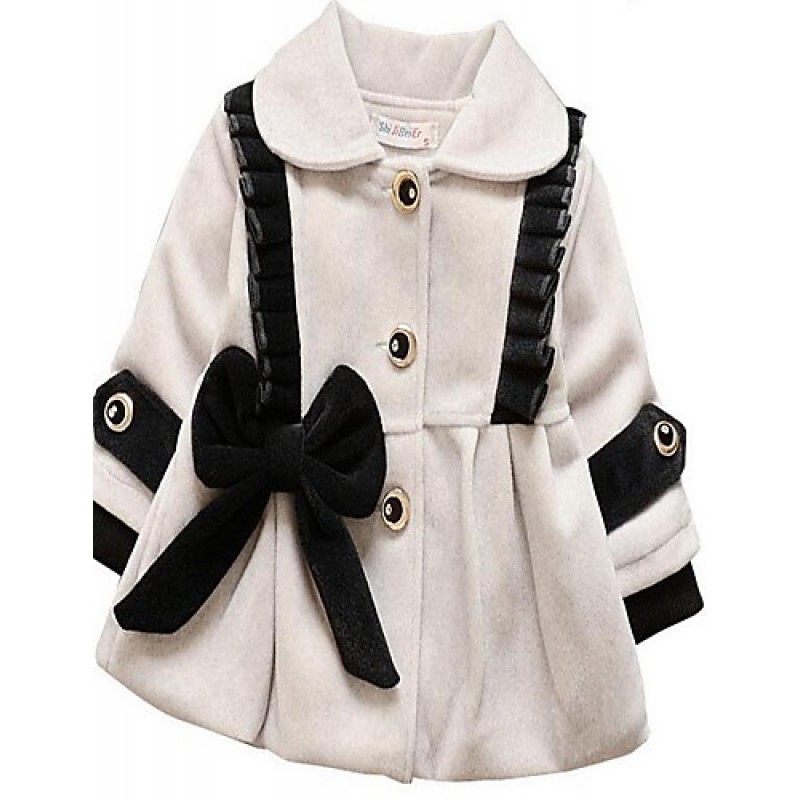 Girl Casual/Daily Solid Trench Coat,Cotton Summer ...