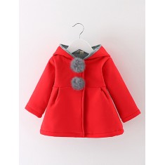 Girl Casual/Daily / Sports Solid Suit & Blazer,Cotton Winter / Fall Long Sleeve  