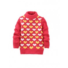 Girl's Casual/Daily Floral Sweater & CardiganWool Winter Black / Green / Pink / Red / Yellow / Gray  