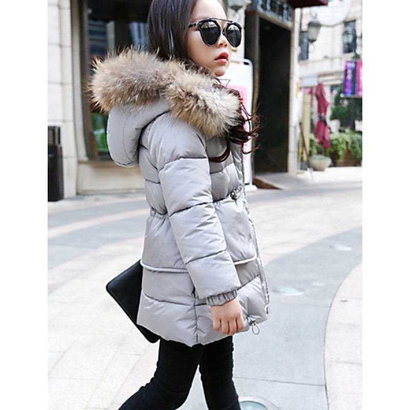 Girl Casual/Daily Solid Suit & BlazerCotton Winter Long Sleeve  
