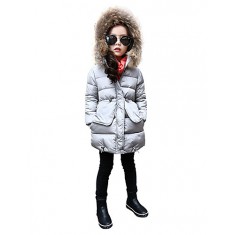 Girl Casual/Daily Solid Suit & BlazerCotton Winter Long Sleeve  